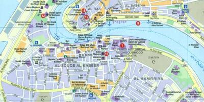 दुबई Abra नक्शा