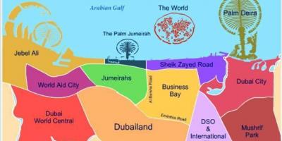 नक्शे के Dubailand