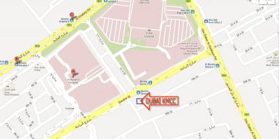 दुबई अस्पताल स्थान का नक्शा