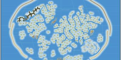 दुनिया के नक्शे द्वीप दुबई
