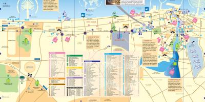 दुबई टूर का नक्शा