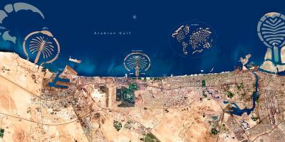 उपग्रह मानचित्र के दुबई