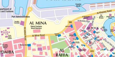 दुबई पोर्ट नक्शे