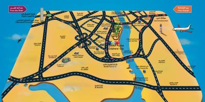 नक्शे के बच्चों के शहर दुबई