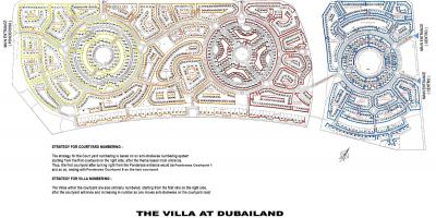 विला दुबई स्थान का नक्शा