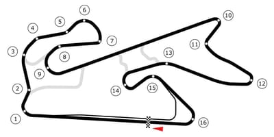 नक्शे के दुबई autodrome